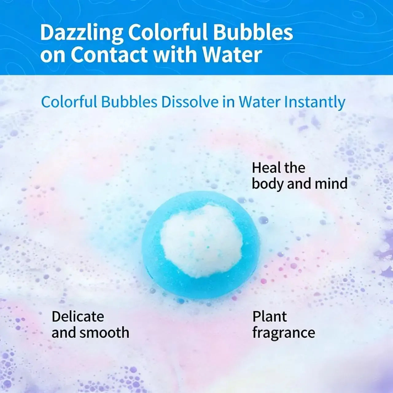 12-Pack Kids Bath Bombs with Surprise Spring Toys Inside